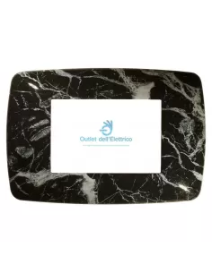 Feb Electric 3203/MN Brio 3m Black Marble Plate